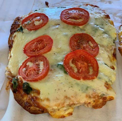 Flatbread Pizza - Tomato, Spinach & Mozzarella